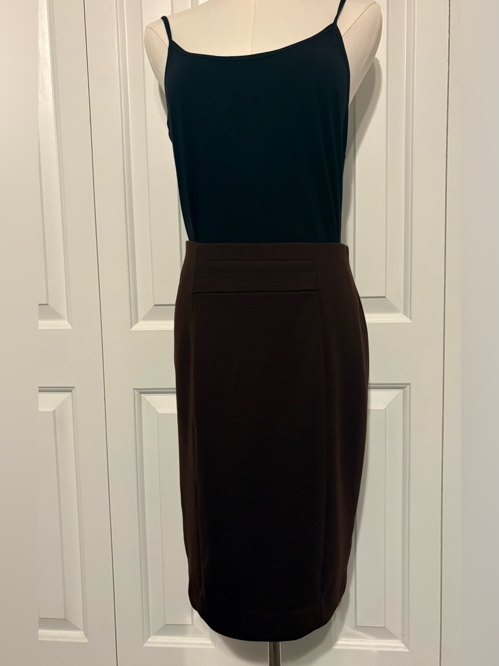 PREMISE Brown Pencil Skirt, 6 Petite